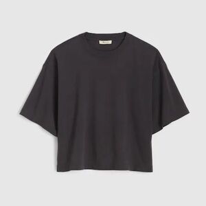 nwt madewell boxy crop tee in allday jersey